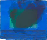 Howard Hodgkin, A Storm (H. 36), 1977, Lithograph in colours with hand-colouring in gouache, on Lexington handmade paper, the full sheet