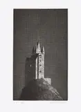 David Hockney, The Haunted Castle, from Illustrations for Six Fairy Tales from the Brothers Grimm (S.A.C. 92, M.C.A.T. 89), 1969, Etching, on Hodgkinson handmade paper watermarked 'DH / PP', with margins