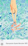 Olympische Spiele München (Olympic Games Munich) (B. 34) by David Hockney, 1972, Offset lithographic poster in colours, on wove paper, the full sheet, sold Jan 2023