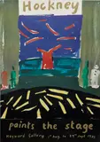 David Hockney, Hockney: Paints the Stage (B. 118), 1985, Offset lithographic poster in colours, on wove paper, the full sheet