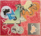 Shards IV, from Shards (A. & K. 147) by Frank Stella, 1982, Lithograph and screenprint in colours, on Arches paper, the full sheet, sold Jan 2023