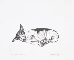 Raqib Shaw, Mr. C after Zurbaran, 2016, Etching, on Hahnemühle paper, with full margins