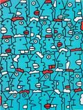Thierry Noir, Fast Form Manifest (Teal), 2016, Screenprint in colours, on Somerset paper, the full sheet
