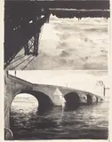 Jean-Baptiste Sécheret, East River/Pont, from Le grand désert d'hommes (The Great Desert of Men), 2006, Lithograph, on Awagami Japan paper, the full sheet