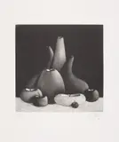 Nicolas Party, Still Life (Fruit), 2016, Mezzotint, on Arches paper, with full margins