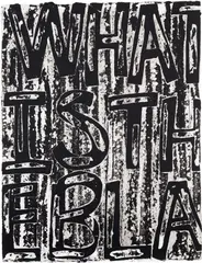 Adam Pendleton, What is the Black Dada, 2020, Transferred pulp on cotton handmade paper