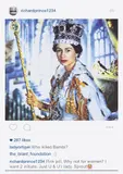 Richard Prince, Queen Elizabeth II, from Instagram New Portraits, 2015, Offset lithograph in colours, on smooth wove paper, with full margins