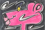 Katherine Bernhardt, Nike Panther, 2019, Lithograph in colours, on BFK Rives paper, the full sheet