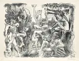 Pablo Picasso, Hommage à Bacchus (Homage to Bacchus) (Bl. 1006, M. 336. R. 775)