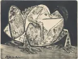 Le crapaud (The Toad) (Bl. 585, M. 144, R. 448) by Pablo Picasso, 1949, Lithograph, on Arches paper, the full sheet, sold Jun 2023