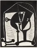 Figure (Bl. 579, M. 128, R. 389) by Pablo Picasso, 1948, Lithograph, on Arches paper, with full margins, sold Jun 2023