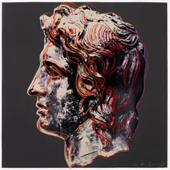 Andy Warhol, Alexander the Great (F. & S. 291-292), 1982, Unique screenprint in colours, on Lenox Museum Board, with full margins