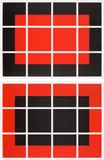 Untitled (S. 295-296) by Donald Judd, 1993, The complete set of two woodcuts in colours, on Tumba Zorn paper, the full sheets, sold Jun 2023