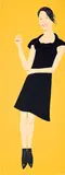Alex Katz, Carmen, from Black Dress, 2015, Screenprint in colours, on wove paper, the full sheet