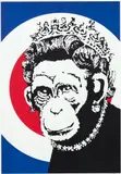 Monkey Queen by Banksy, 2003, Screenprint in colours, on wove paper, with full margins, sold Jun 2023