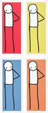 Stik, Hip, 2013, The complete set of four giclée prints in colours, on heavy wove paper, with full margins
