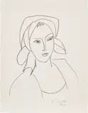 Catherinette (D. 619) by Henri Matisse, 1946, Lithograph, on Montval wove paper, with full margins, sold Jun 2023