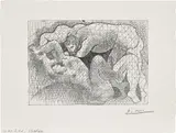 Pablo Picasso, Le viol (The Rape), plate 9 from La Suite Vollard (Bl. 142, Ba. 209), 1931, Etching, on Montval laid paper watermarked Vollard , with full margins