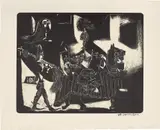Le départ (The Departure) (Bl. 686, M. 201, R. 576) by Pablo Picasso, 1951, Lithograph, on BFK Rives paper, with full margins, sold Jun 2023