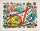 Cartones (Cartons) (M. 453) by Joan Miró, 1965, Lithograph in colours, on Arches paper, the full sheet, sold Jun 2023