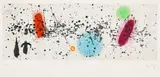 Joan Miró, Ouvrage de vent II (Work of the Wind II) (D. 343), 1962, Aquatint in colours, on BFK Rives paper, with full margins