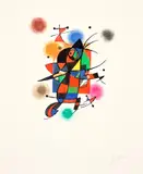 Joan Miró, Gaudí XIV (D. 1073), 1979, Etching and aquatint in colours, on Arches paper, with full margins