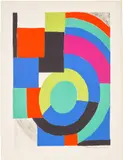 La verte (The Green) by Sonia Delaunay, 1970, Lithograph in colours, on Arches paper, with full margins, sold Jun 2023