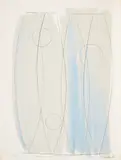 Barbara Hepworth, December Forms, from Opposing Forms (M. 56, S.A.C. 38), 1969, Screenprint in colours, on TH Saunders paper, with full margins