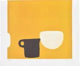 William Scott, Untitled, from Rothko Memorial Portfolio (A. 47), 1973, Lithograph in colours, on R K Burt mould-made paper, the full sheet