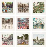 Peter Blake, The London Suite: nine plates, 2012, Nine screenprints in colours, on Somerset paper, with full margins