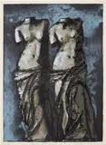 Jim Dine, Double Venus in the Sky at Night (D'O. & F. 166), 1984, Screenprint and lithograph in colours, on William Morris Nonesuch buff paper, with full margins