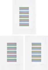Intervals 3 by Bridget Riley, 2021, The complete set of three screenprints in colours, on wove paper, with full margins, sold Jun 2023