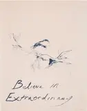 Tracey Emin, Believe In Extraordinary, 2015, Lithograph in colours, on Somerset paper, the full sheet