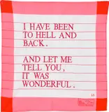 Untitled (I Have Been to Hell and Back) by Louise Bourgeois, 2007, Cotton Lawn embroidered handkerchief, sold Jun 2023
