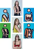 Julian Opie, Twenty Six Portraits (C. 95), 2006, The complete book of 26 prints in colours, comprised of 16 lithographs bound (as issued), five Lambda prints and five screenprints tipped-in (as issued), on wove paper, the full sheets, with text by the artist, bound in the original cloth cover, contained in the original navy silk-covered slipcase