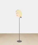 Alex Katz, Jessica (Cutout edition, weather vane) (S. 352), 2002, Shaped aluminium multiple with screenprint in colours on both sides, with a bronze stand and base