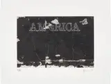 Glenn Ligon, Untitled (America), 2015, Screenprint in colours, on Coventry Rag, with full margins,