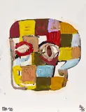 Eddie Martinez, More Drawings: MMXX, 2020, Screenprint with extensive handcolouring in oil paint, on Munken Print White paper, with full margins, with the accompanying book More Drawings