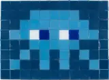 Invader, Invasion Kit #11 (Blue), 2008, Multiple comprised of 88 ceramic tiles, with the accompanying original unsealed foil packaging