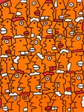 Thierry Noir, Fast Form Manifest (Orange), 2016, Screenprint in colours, on Somerset paper, the full sheet