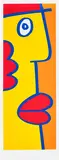 Thierry Noir, I Am Looking In The Same Direction As You, 2005, Screenprint in colours, on wove paper, with full margins