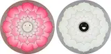 Lotus Flower (Pink); and Lotus Flower White by Takashi Murakami, 2008; and 2009, Two offset lithographs in colours, on smooth wove paper, the full sheets, sold Jun 2023