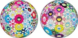 Hold Me Tight; and Prayer by Takashi Murakami, 2016; and 2018, Two offset lithographs in colours, on smooth wove paper, the full sheets, sold Jun 2023