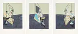 Francis Bacon, Trois études de dos d'homme (after, Three Studies of the Male Back 1970) (S. 21, T. 21), 1987, The complete set of three lithographs in colours, on Arches paper, with full margins