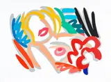 Tom Wesselmann, Big Blonde (W.P.I. P8906), 1989, Screenprint in colours, on museum board, with margins