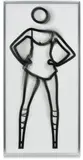 Shahnoza Dancing In White Dress (C. 124) by Julian Opie, 2008, Lenticular acrylic panel comprised of four inkjet prints, printed on specialist paper mounted to 20 lpi lenticular anima, sold Sep 2023
