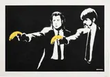Pulp Fiction by Banksy, 2004, Screenprint in colours, on wove paper, with full margins, sold Sep 2023