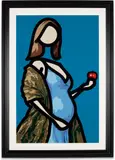 Mirjan (C. 163) by Julian Opie, 2011, Inkjet print in colours, on Epson Premium Semigloss Photo paper dry-mounted to aluminium (as issued), the full sheet, offered Sep 2023