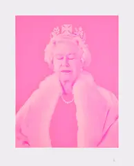 Chris Levine, Lightness of Being (Fluoro 2), 2013, Screenprint in colours with fluorescent inks, on Somerset paper, with full margins
