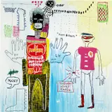 Jean-Michel Basquiat, Piano Lesson, from Superhero Portfolio, 1982-87/2022, Screenprint in colours, on Saunders Waterford paper, the full sheet